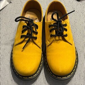 Dr. Martens Bright Yellow Oxfords